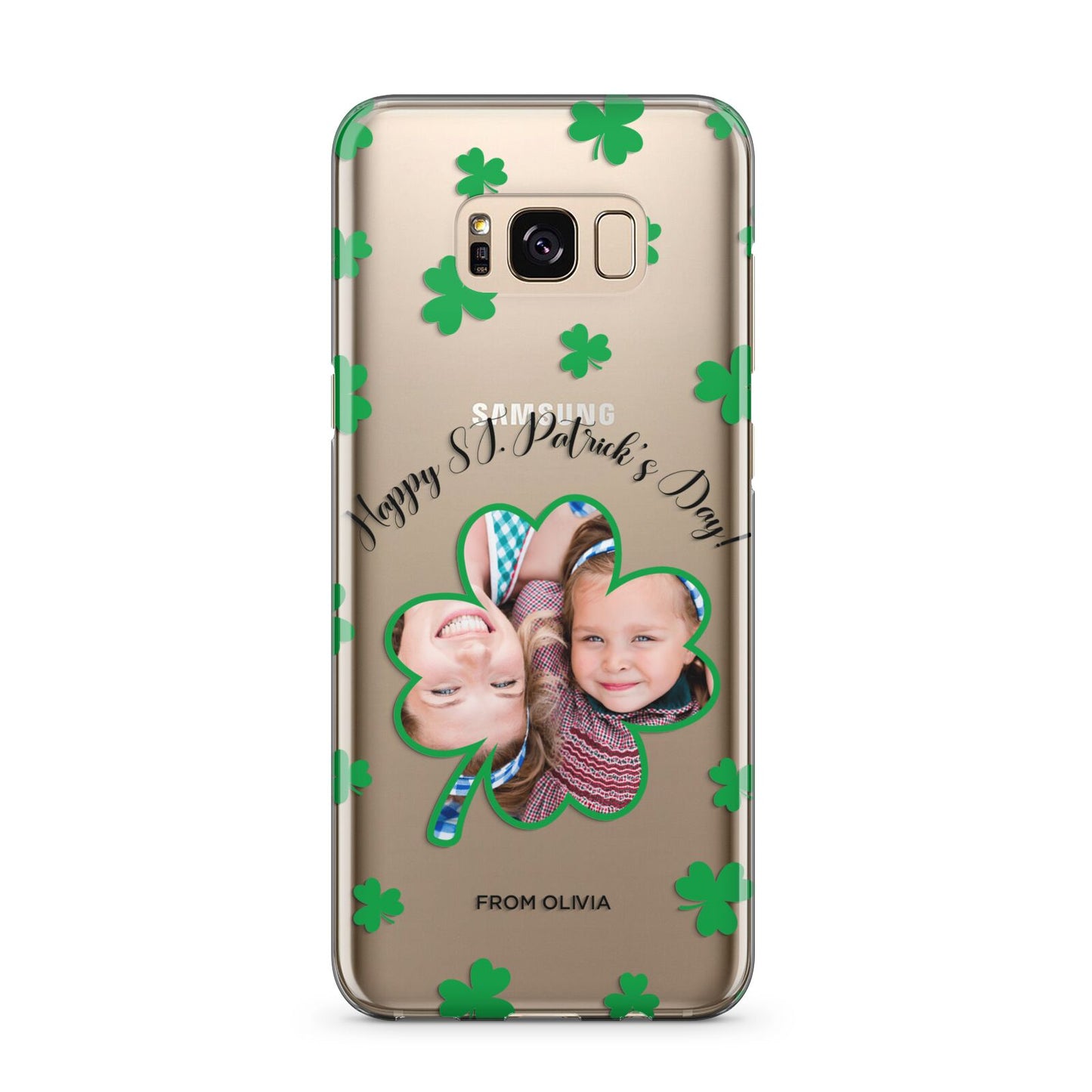 St Patricks Day Photo Upload Samsung Galaxy S8 Plus Case