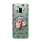 St Patricks Day Photo Upload Samsung Galaxy S9 Plus Case on Silver phone