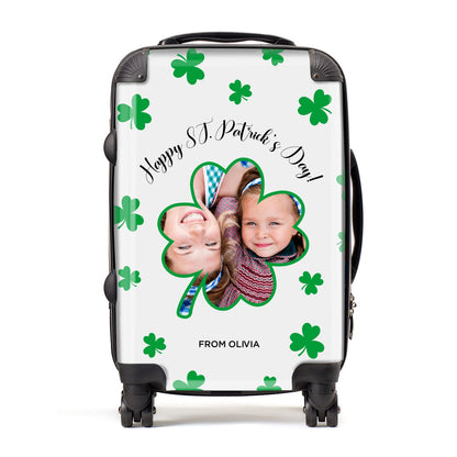 St Patricks Day Photo Upload Suitcase