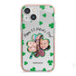 St Patricks Day Photo Upload iPhone 13 Mini TPU Impact Case with Pink Edges