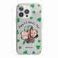 St Patricks Day Photo Upload iPhone 13 Pro TPU Impact Case with Pink Edges