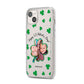St Patricks Day Photo Upload iPhone 14 Plus Clear Tough Case Starlight Angled Image