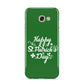 St Patricks Day Samsung Galaxy A5 2017 Case on gold phone