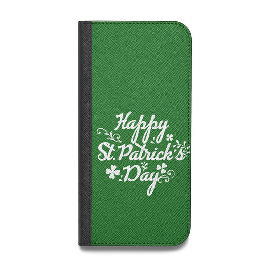 St Patricks Day Vegan Leather Flip iPhone Case