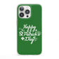 St Patricks Day iPhone 13 Pro Clear Bumper Case