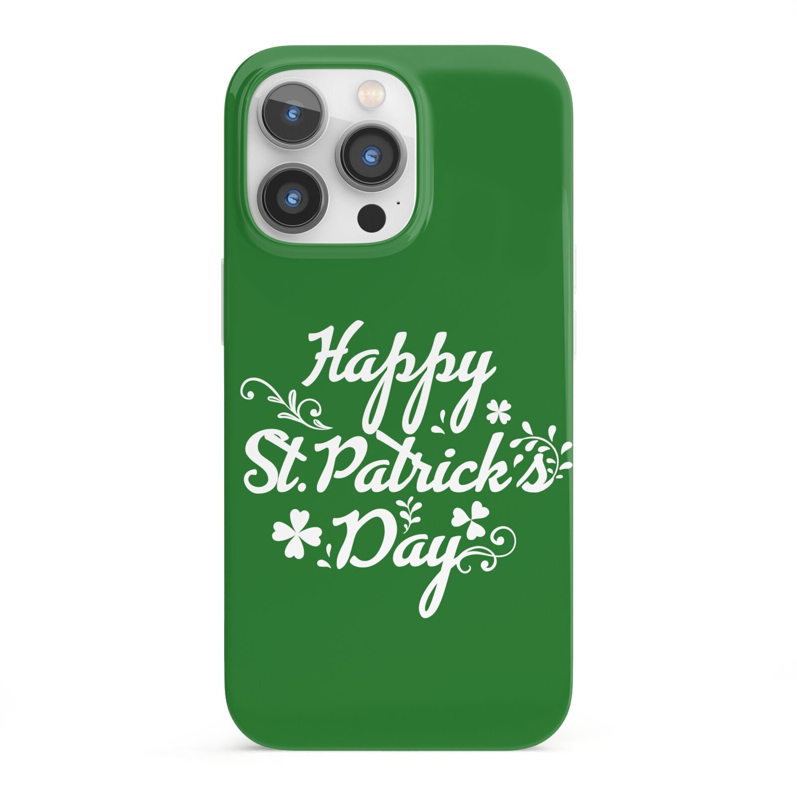 St Patricks Day iPhone 13 Pro Full Wrap 3D Snap Case