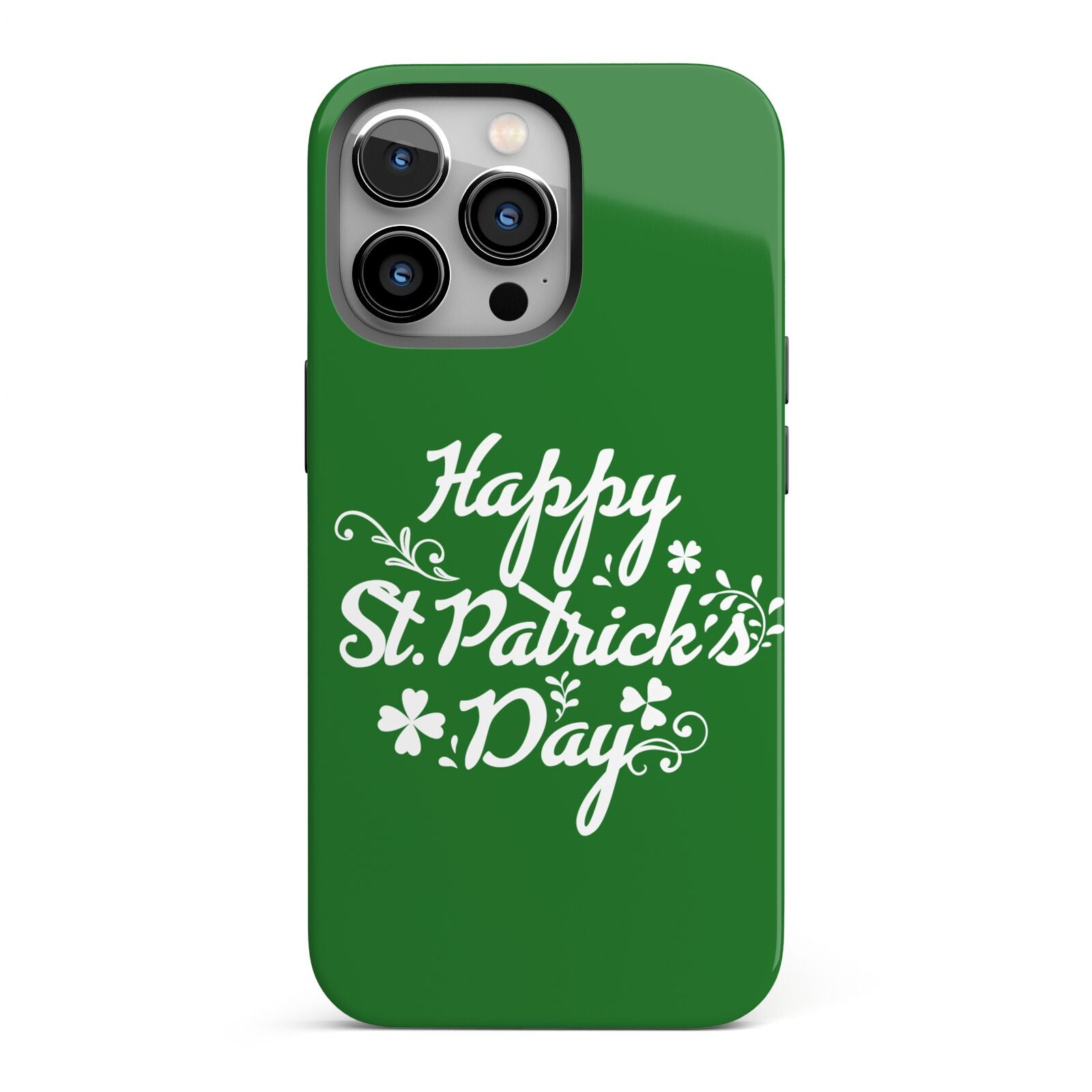 St Patricks Day iPhone 13 Pro Full Wrap 3D Tough Case