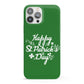 St Patricks Day iPhone 13 Pro Max Full Wrap 3D Snap Case