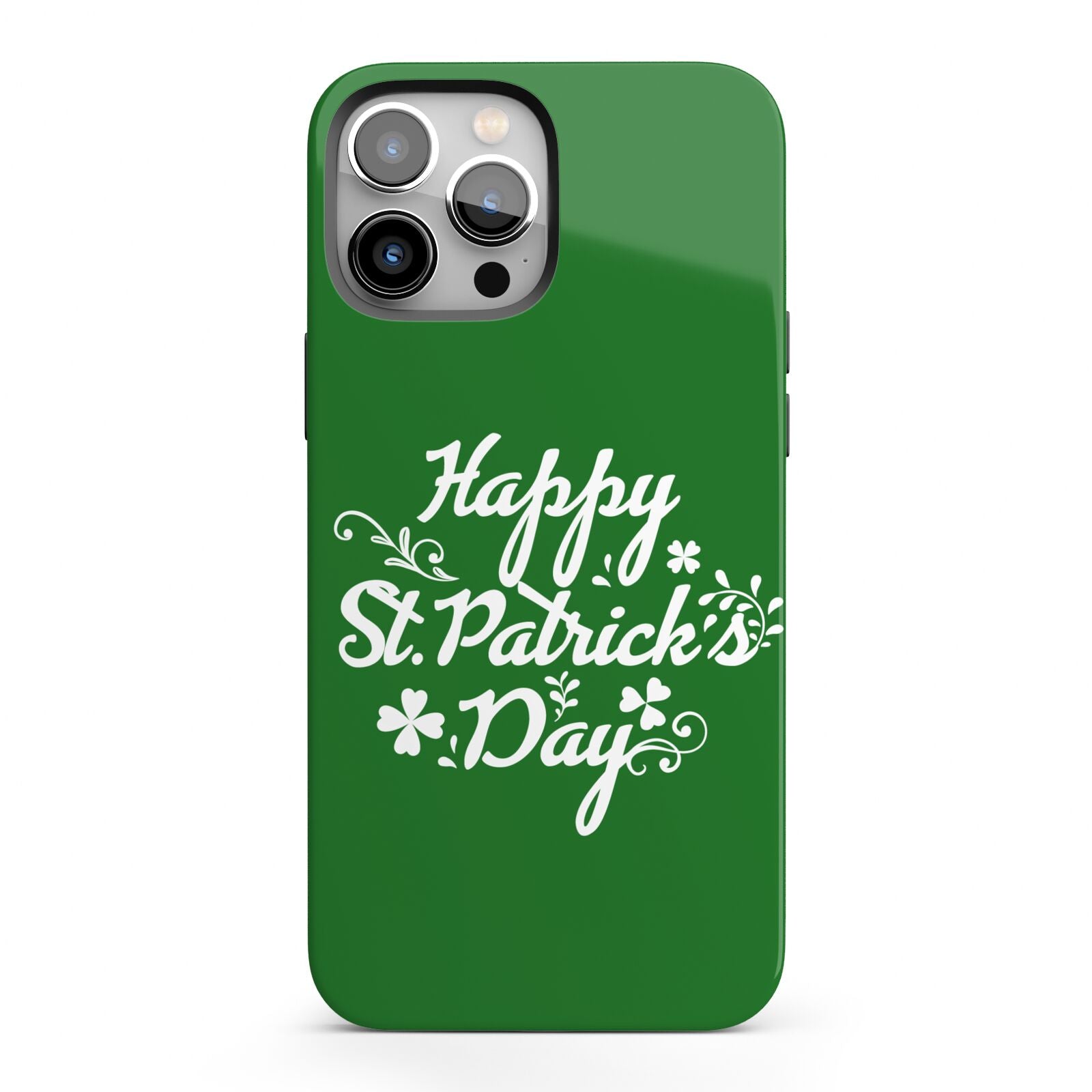 St Patricks Day iPhone 13 Pro Max Full Wrap 3D Tough Case