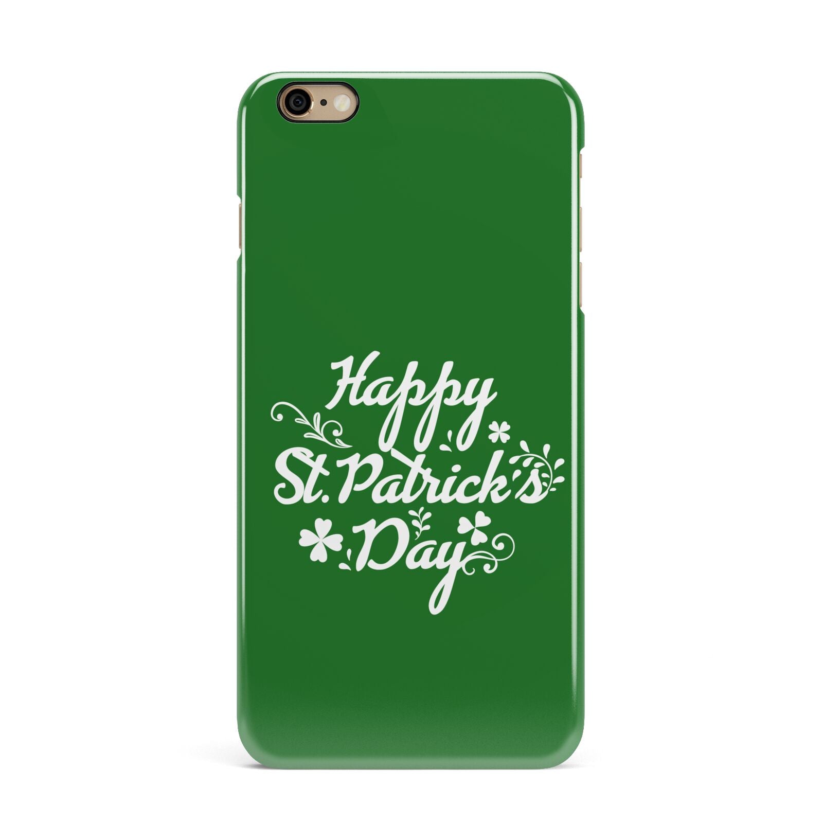 St Patricks Day iPhone 6 Plus 3D Snap Case on Gold Phone