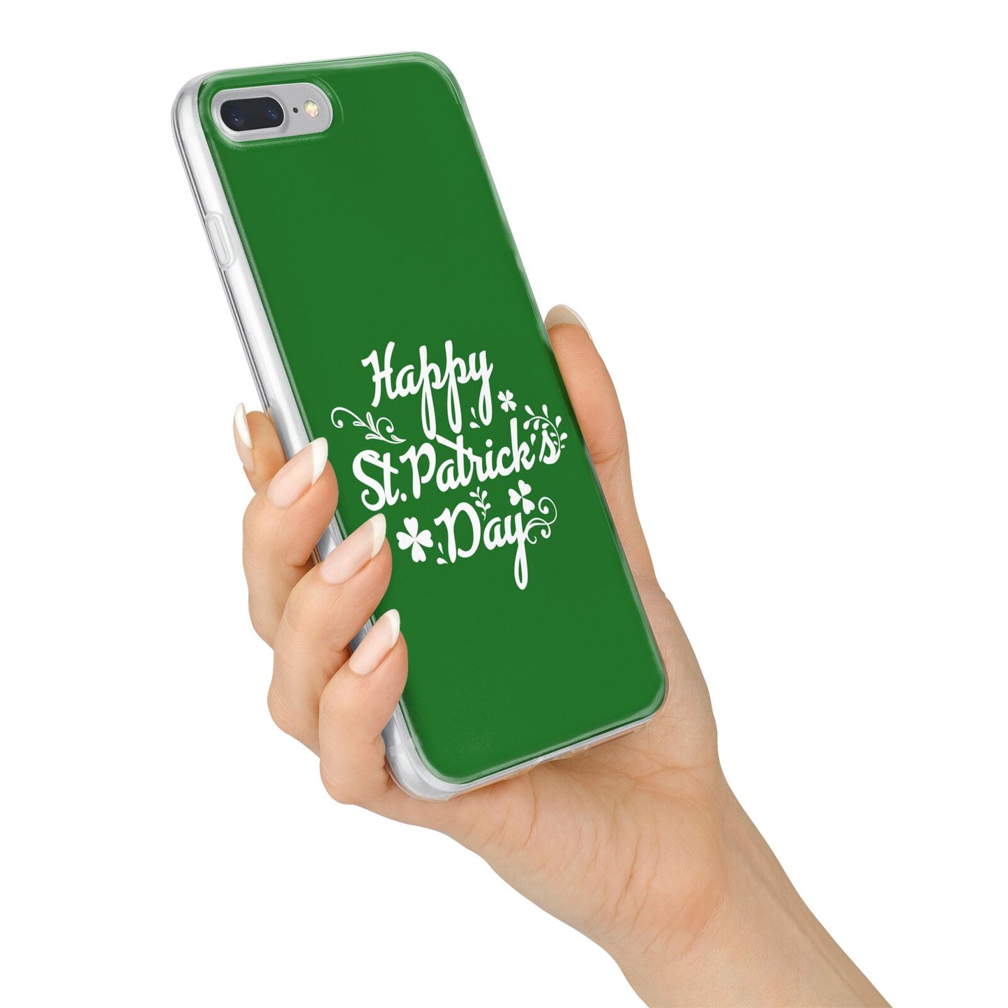 St Patricks Day iPhone 7 Plus Bumper Case on Silver iPhone Alternative Image