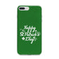 St Patricks Day iPhone 7 Plus Bumper Case on Silver iPhone