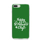 St Patricks Day iPhone 8 Plus Bumper Case on Silver iPhone