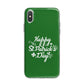 St Patricks Day iPhone X Bumper Case on Silver iPhone Alternative Image 1