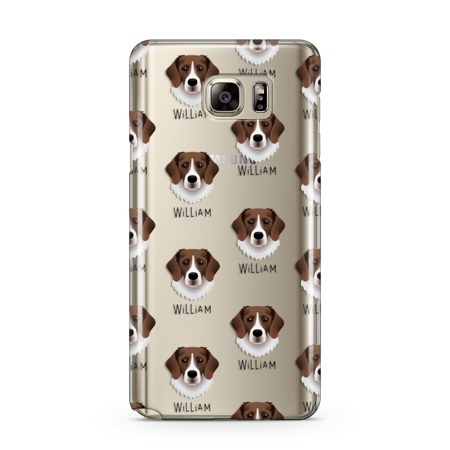 Stabyhoun Icon with Name Samsung Galaxy Note 5 Case