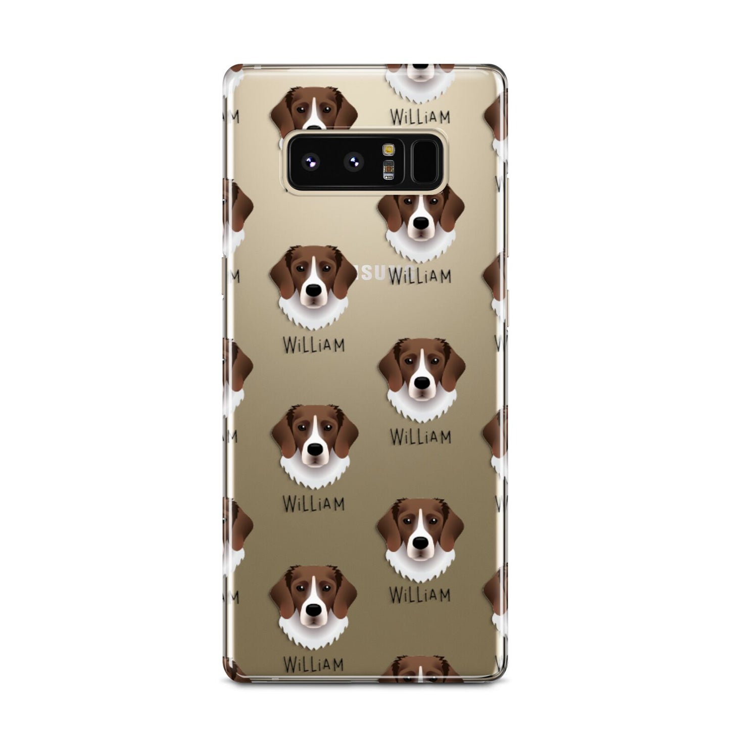 Stabyhoun Icon with Name Samsung Galaxy Note 8 Case