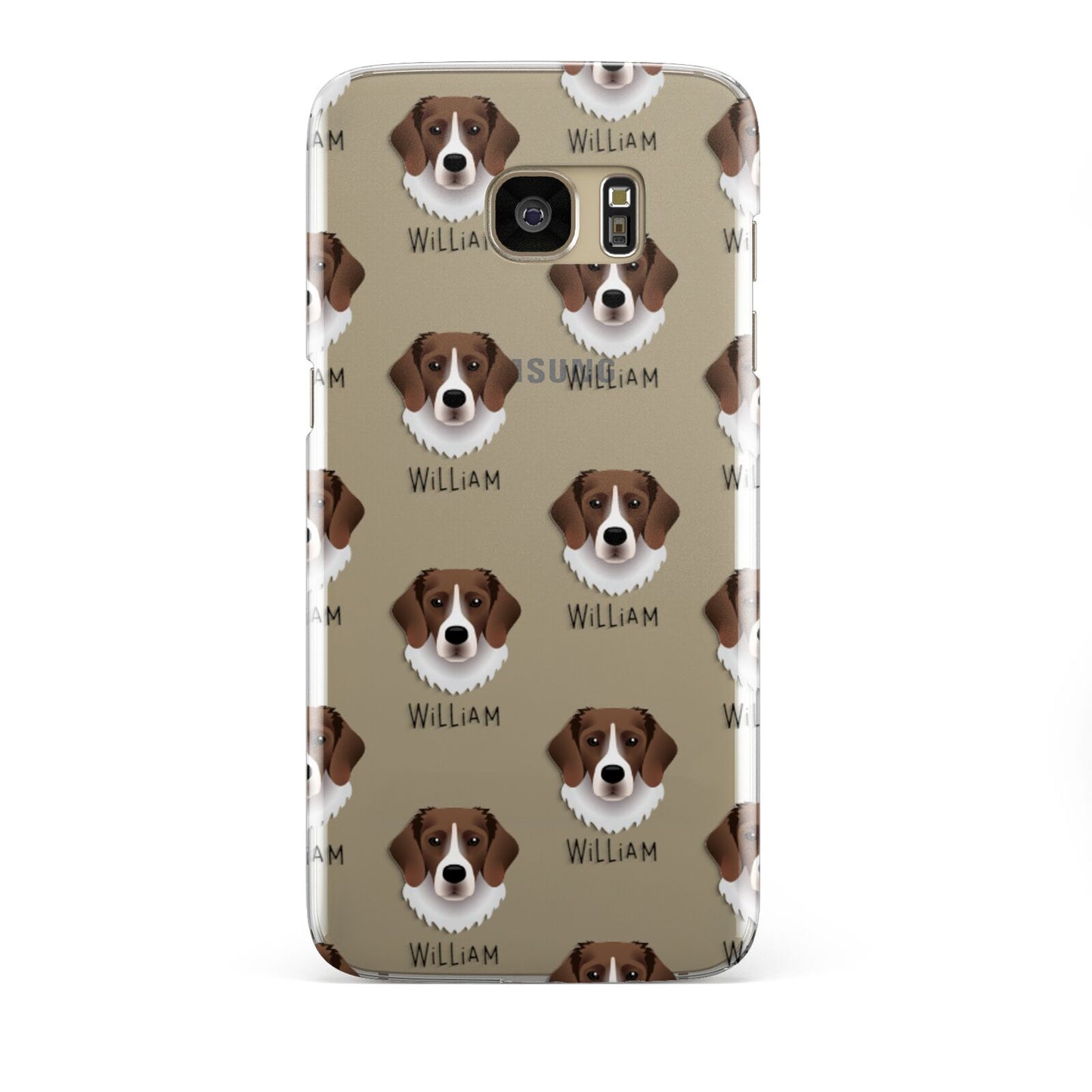 Stabyhoun Icon with Name Samsung Galaxy S7 Edge Case