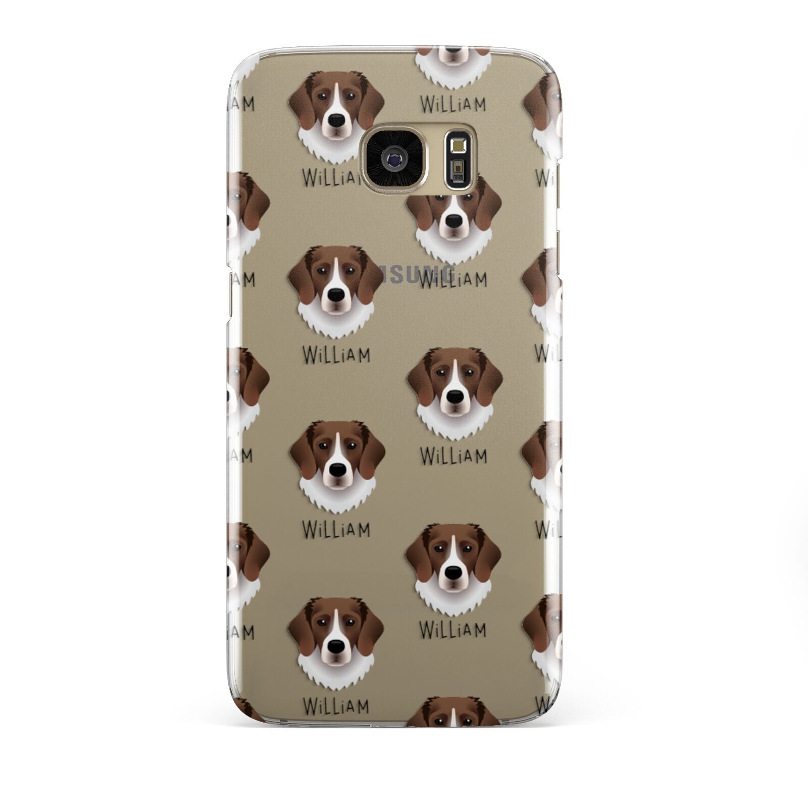 Stabyhoun Icon with Name Samsung Galaxy S7 Edge Case