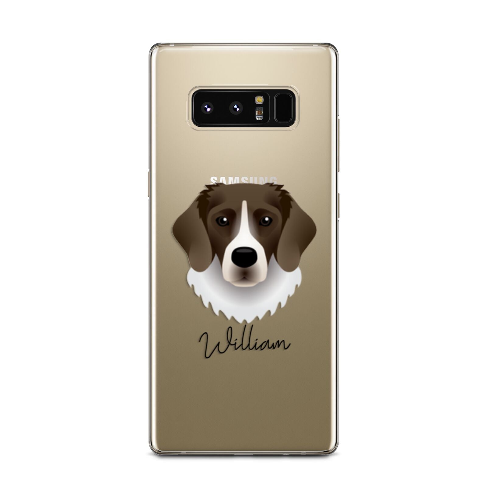 Stabyhoun Personalised Samsung Galaxy Note 8 Case