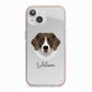 Stabyhoun Personalised iPhone 13 TPU Impact Case with Pink Edges