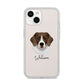 Stabyhoun Personalised iPhone 14 Clear Tough Case Starlight