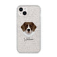 Stabyhoun Personalised iPhone 14 Plus Glitter Tough Case Starlight