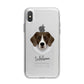 Stabyhoun Personalised iPhone X Bumper Case on Silver iPhone Alternative Image 1