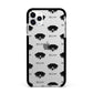Staffador Icon with Name Apple iPhone 11 Pro Max in Silver with Black Impact Case