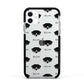 Staffador Icon with Name Apple iPhone 11 in White with Black Impact Case