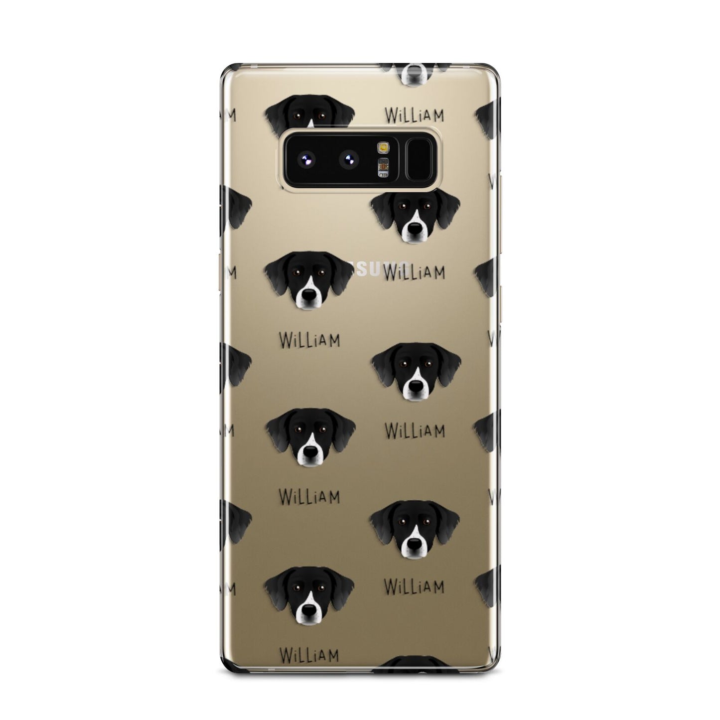 Staffador Icon with Name Samsung Galaxy Note 8 Case