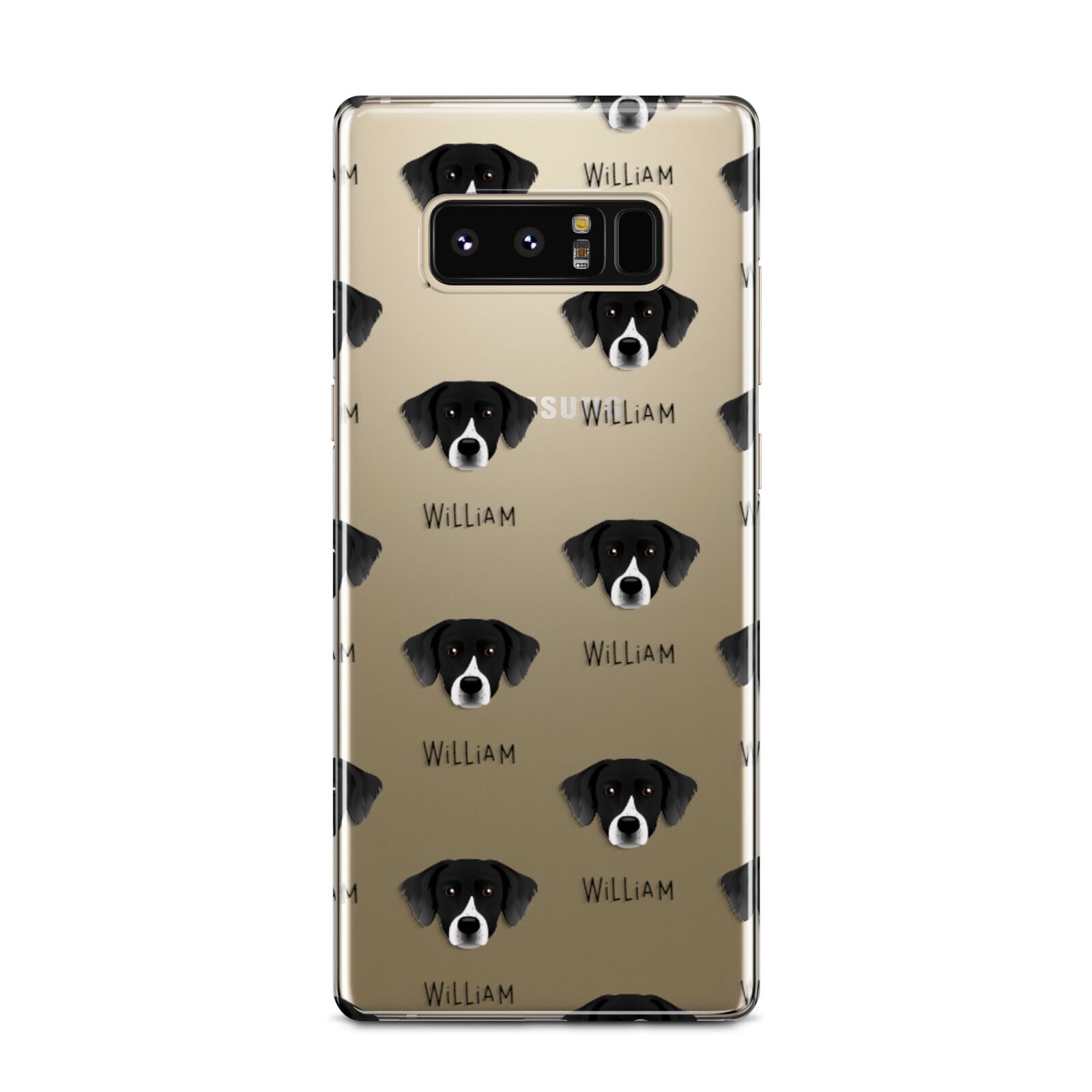 Staffador Icon with Name Samsung Galaxy Note 8 Case