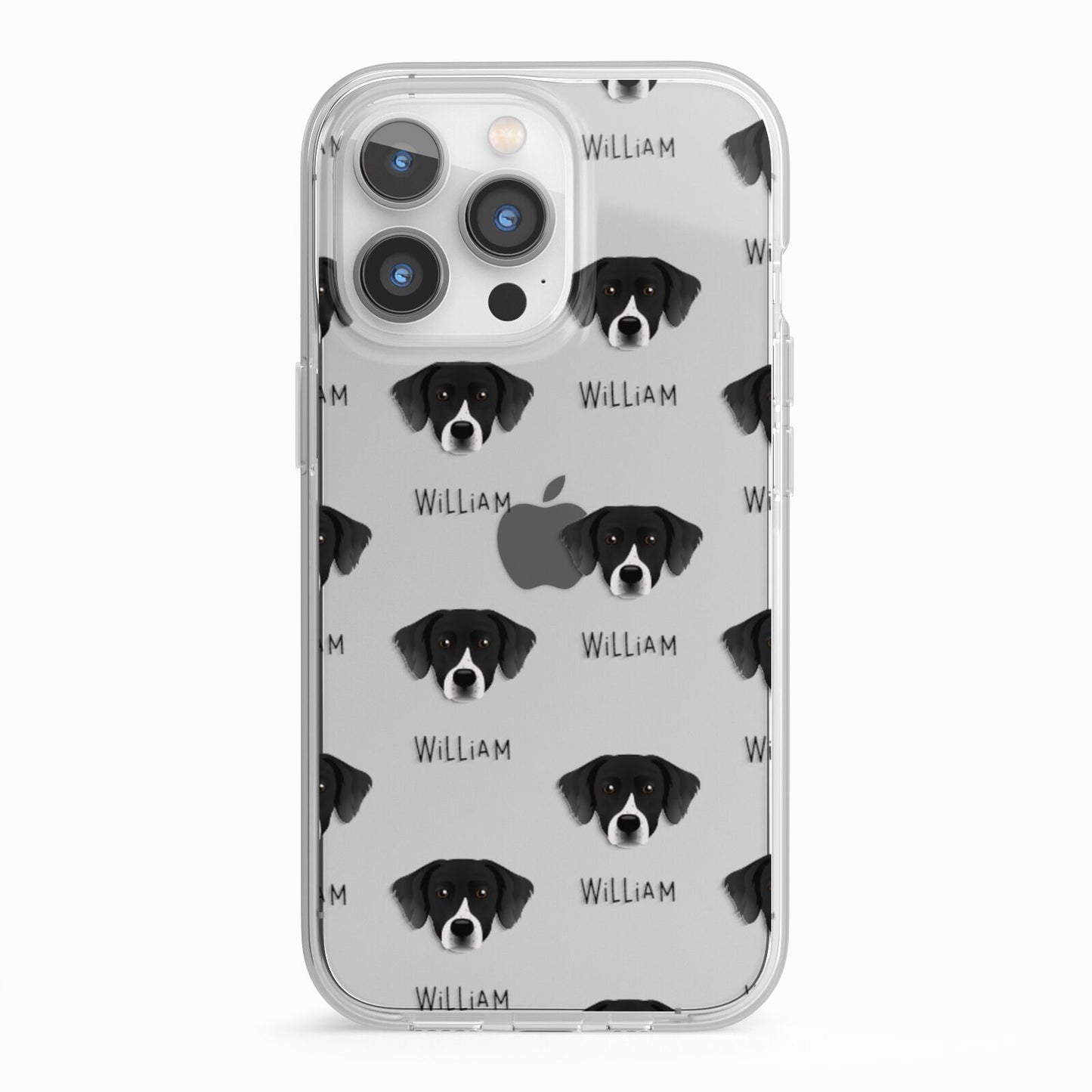 Staffador Icon with Name iPhone 13 Pro TPU Impact Case with White Edges