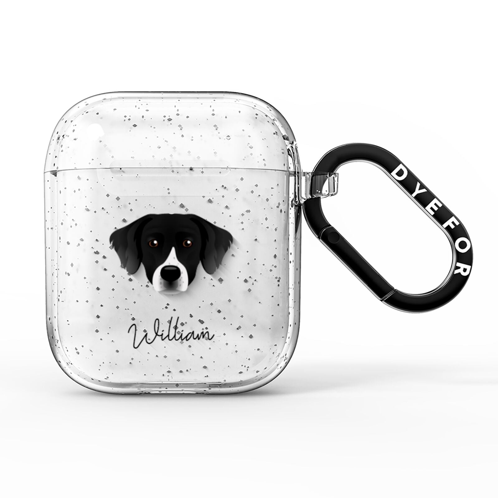 Staffador Personalised AirPods Glitter Case