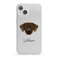 Staffador Personalised iPhone 13 Clear Bumper Case