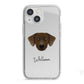 Staffador Personalised iPhone 13 Mini TPU Impact Case with White Edges