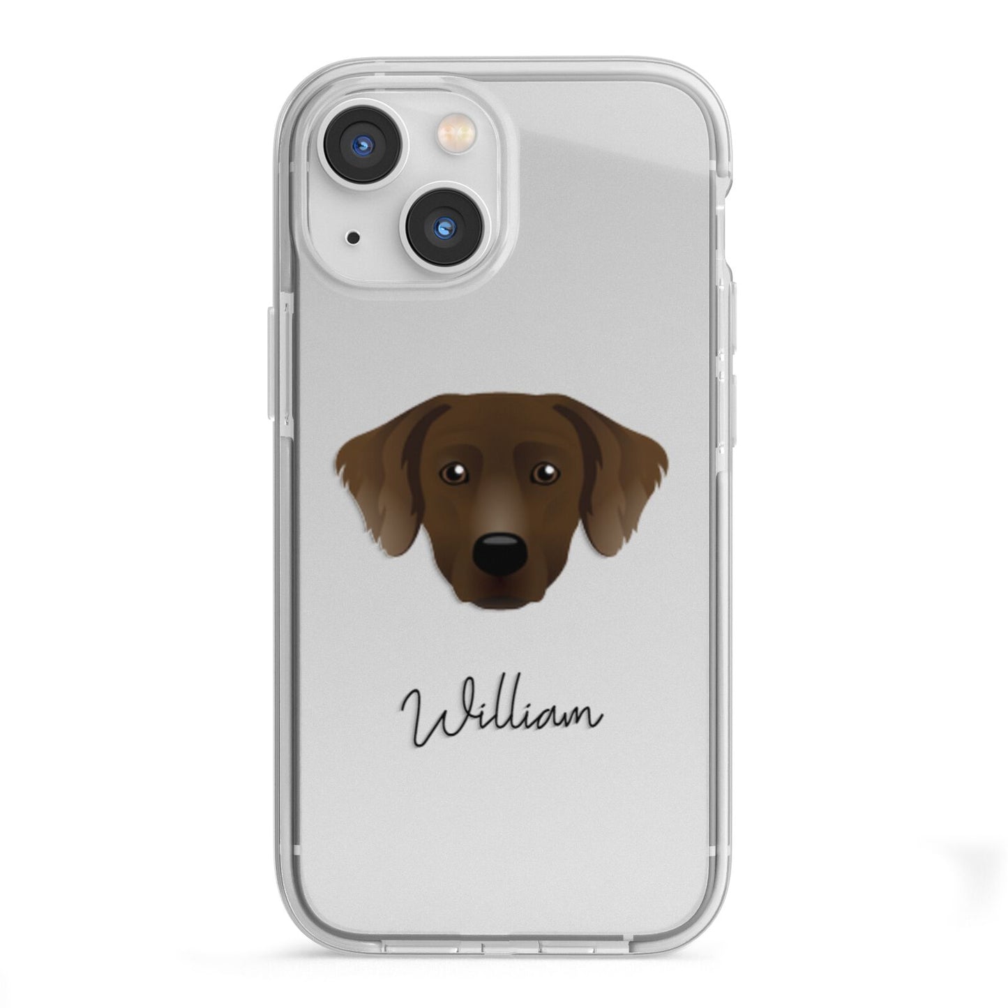 Staffador Personalised iPhone 13 Mini TPU Impact Case with White Edges