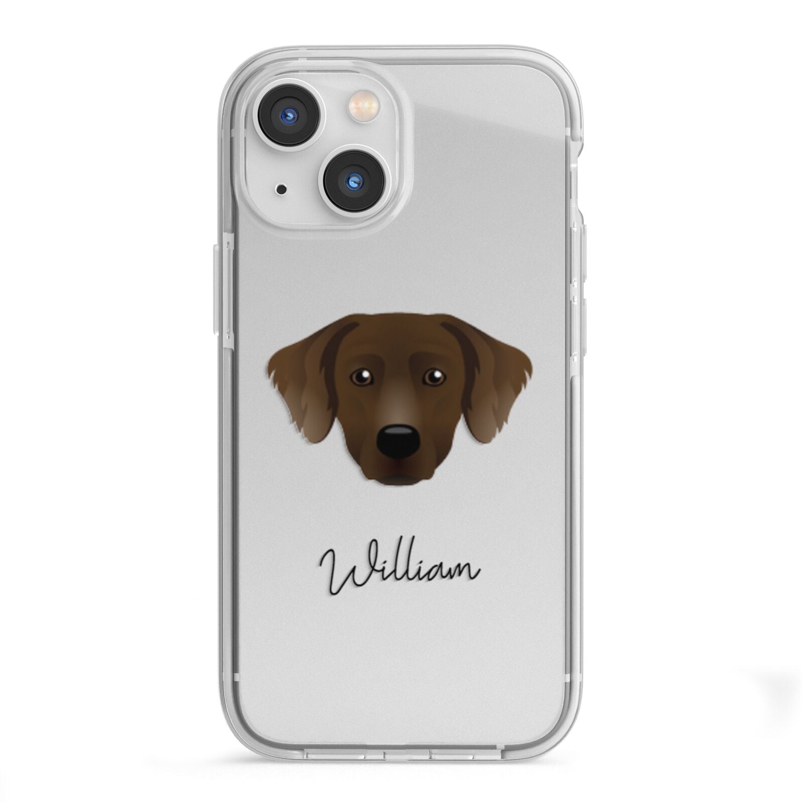 Staffador Personalised iPhone 13 Mini TPU Impact Case with White Edges