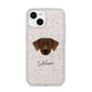 Staffador Personalised iPhone 14 Glitter Tough Case Starlight
