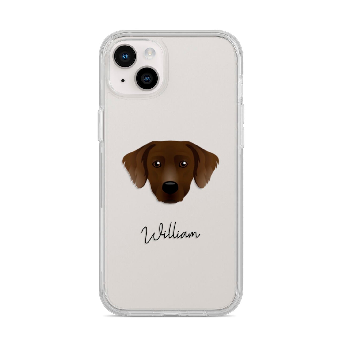 Staffador Personalised iPhone 14 Plus Clear Tough Case Starlight