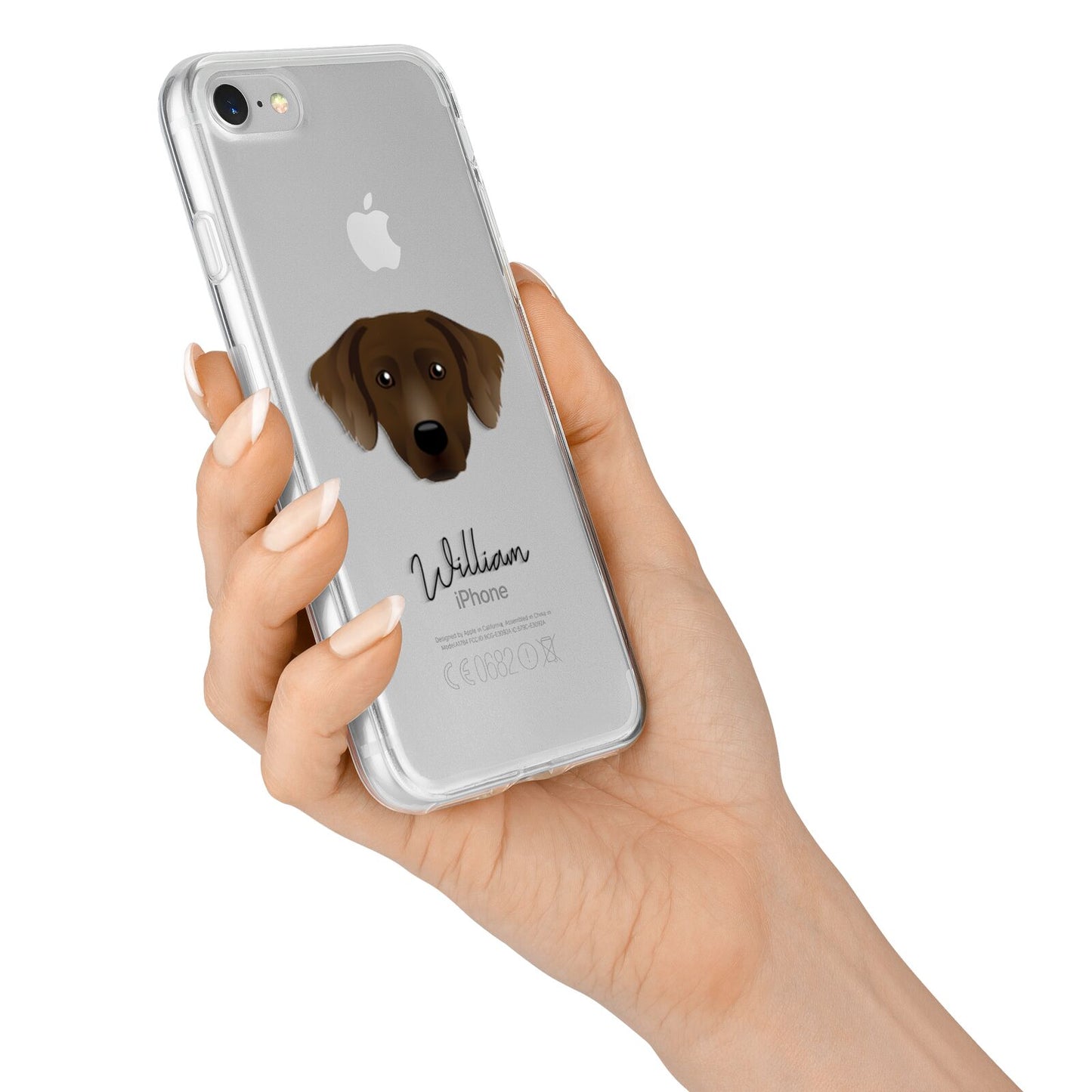 Staffador Personalised iPhone 7 Bumper Case on Silver iPhone Alternative Image