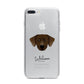 Staffador Personalised iPhone 7 Plus Bumper Case on Silver iPhone