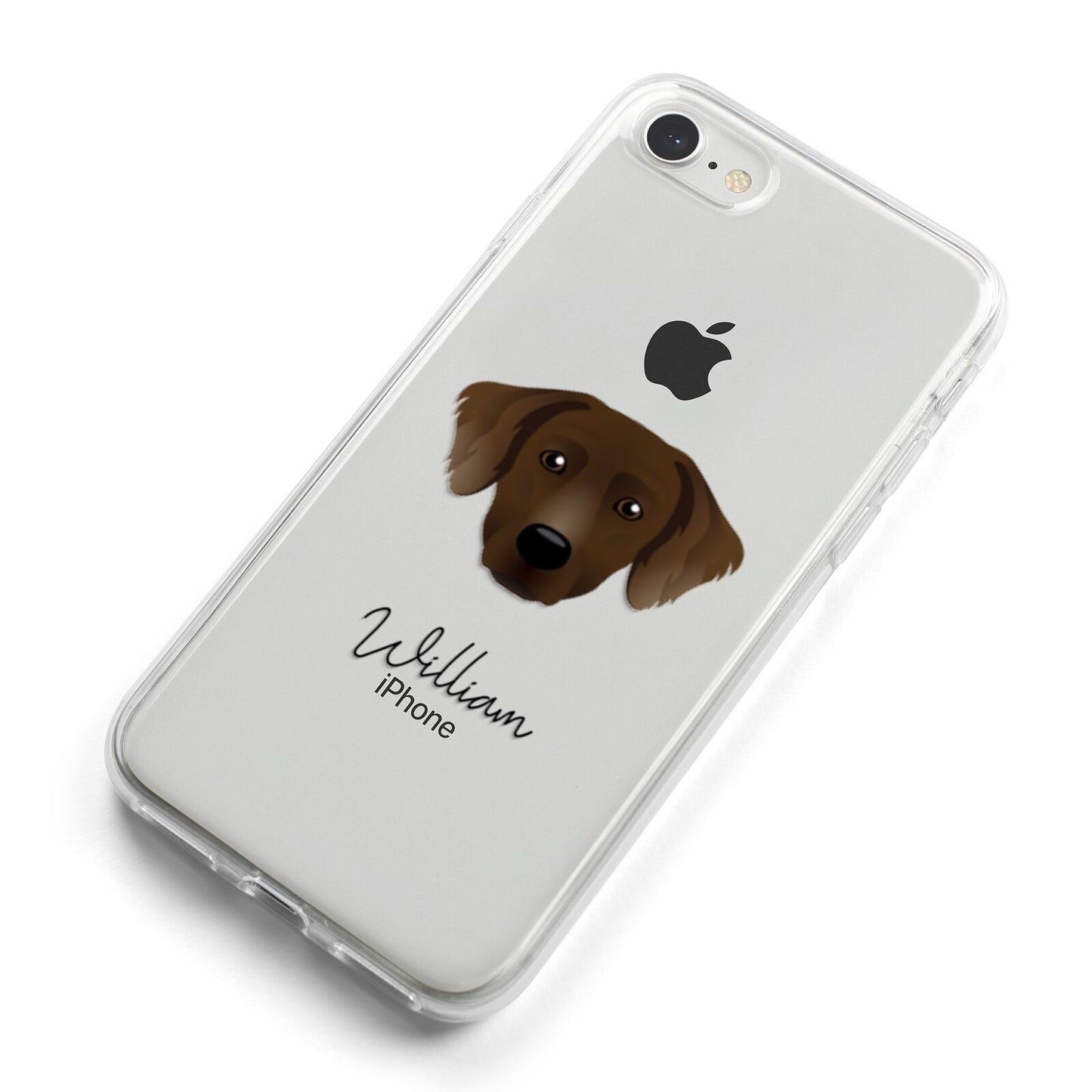 Staffador Personalised iPhone 8 Bumper Case on Silver iPhone Alternative Image