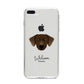 Staffador Personalised iPhone 8 Plus Bumper Case on Silver iPhone