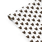Staffordshire Bull Terrier Icon with Name Personalised Gift Wrap