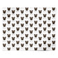 Staffordshire Bull Terrier Icon with Name Personalised Wrapping Paper Alternative
