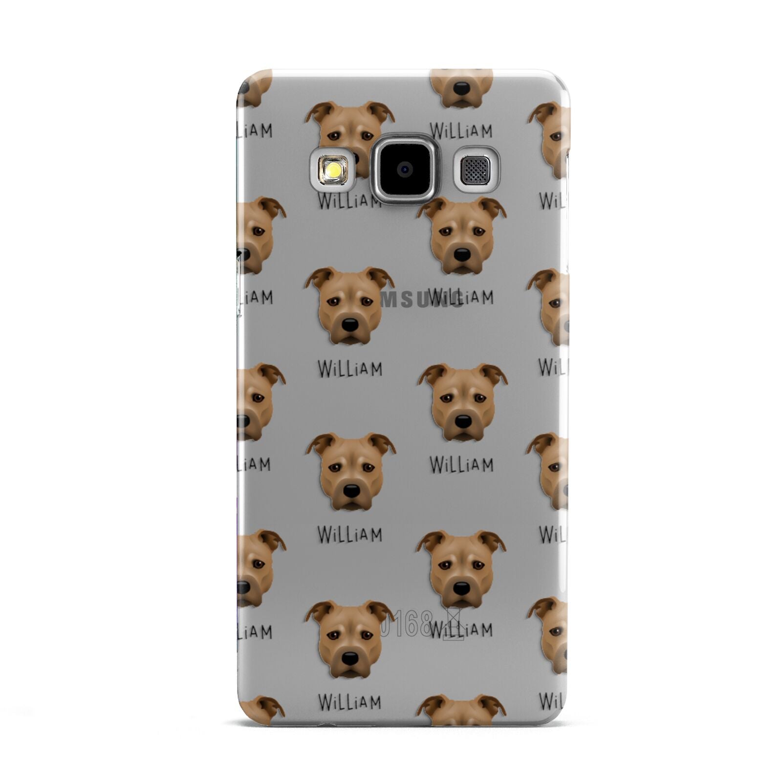 Staffordshire Bull Terrier Icon with Name Samsung Galaxy A5 Case