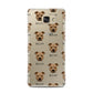 Staffordshire Bull Terrier Icon with Name Samsung Galaxy A7 2016 Case on gold phone