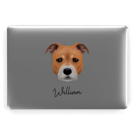 Staffordshire Bull Terrier Personalised Apple MacBook Case