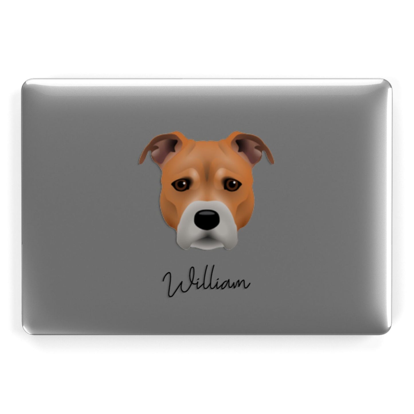 Staffordshire Bull Terrier Personalised Apple MacBook Case