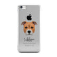 Staffordshire Bull Terrier Personalised Apple iPhone 5c Case